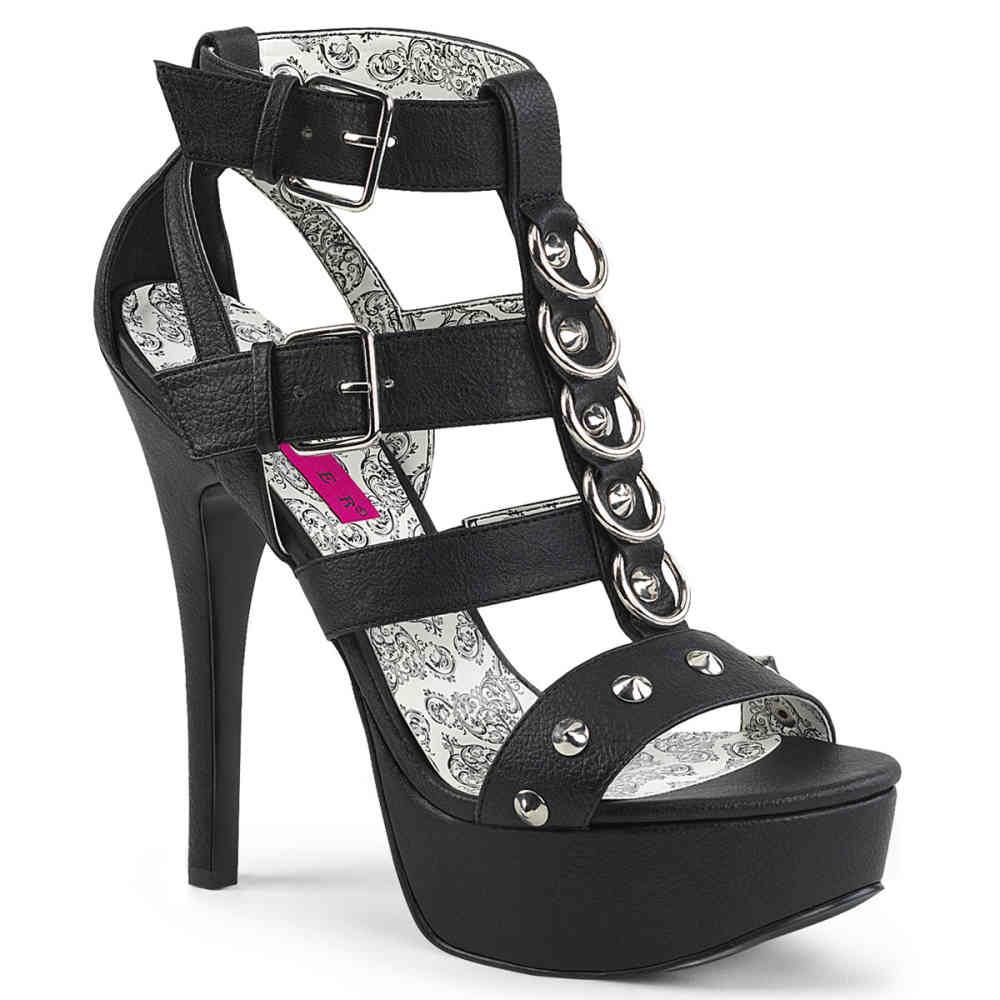 Pleaser Pink Label - TEEZE42W Hoge hakken - Zwart Product image